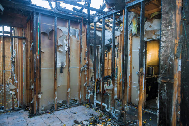 Professional Soot Cleanup technician working in Mahtomedi, MN